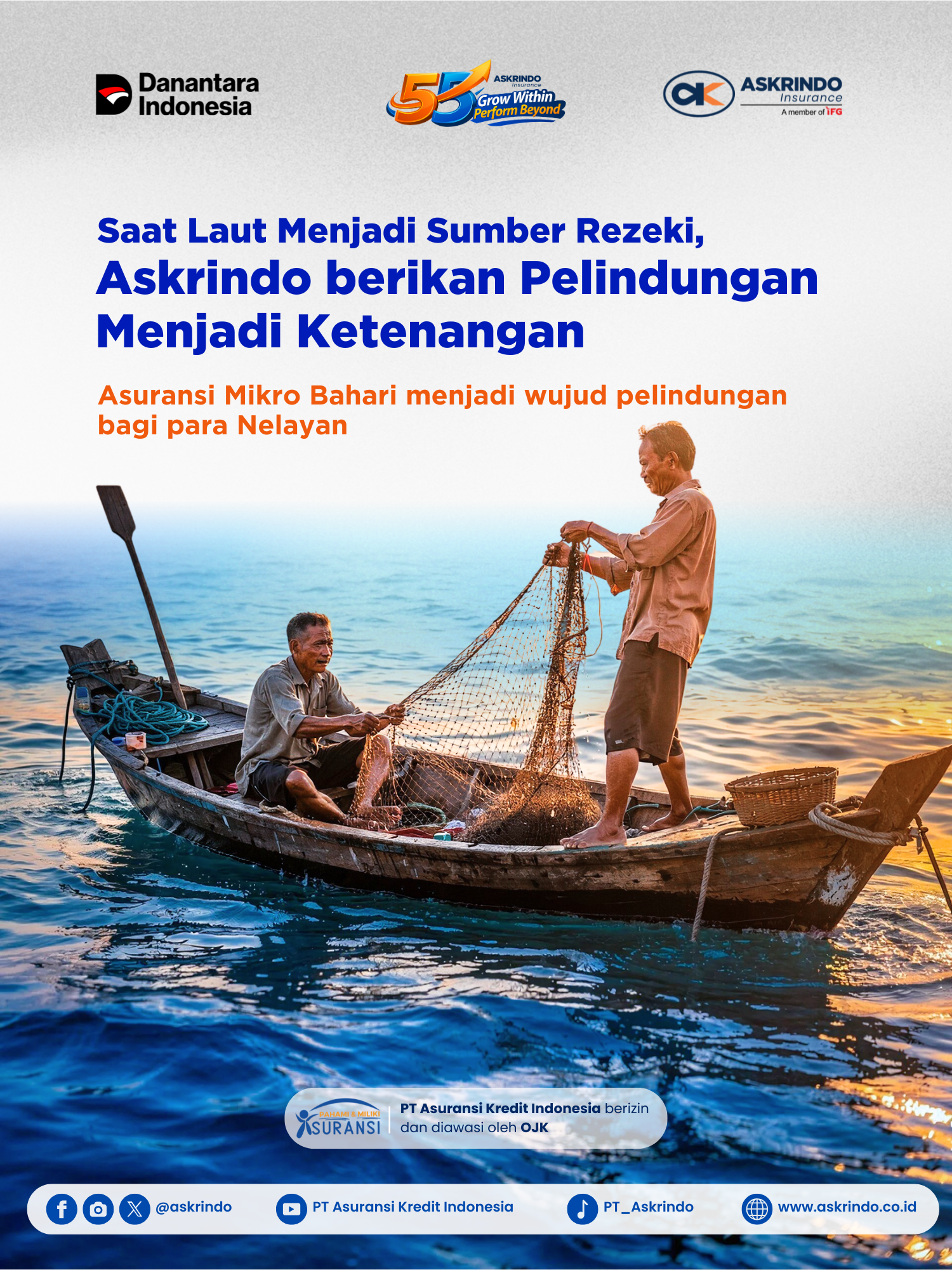 Askrindo Asuransi Mikro Bahari untuk perlindungan nelayan