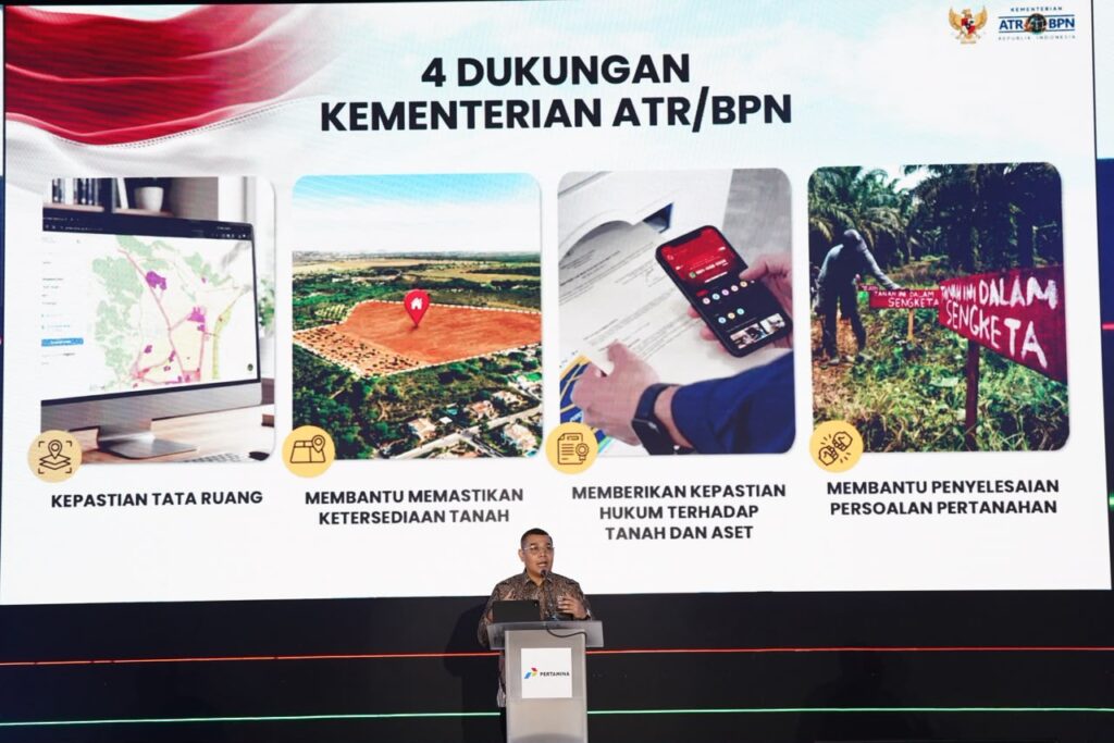 Kementerian ATR/BPN Siapkan Empat Instrumen Pertanahan untuk Pertamina demi Mendukung Ketahanan Energi Nasional