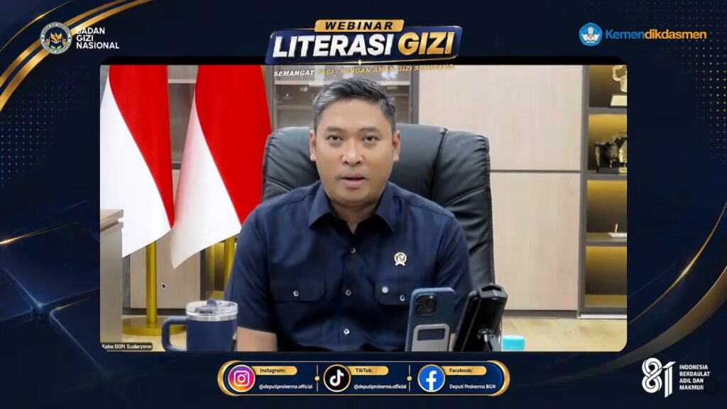 BGN: Literasi Gizi MBG Bentuk Generasi Sehat, Cerdas, dan Berkarakter