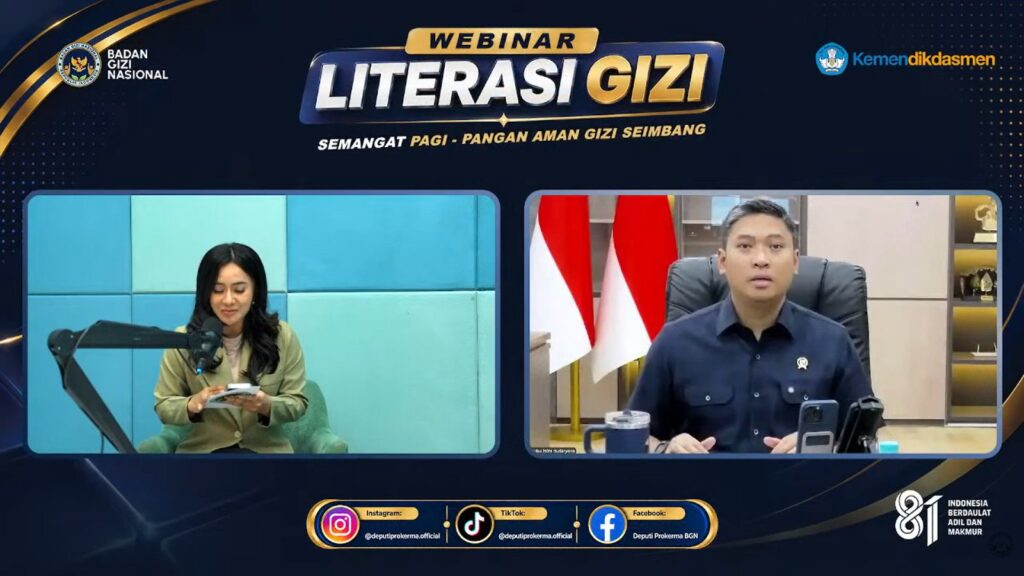 BGN Sasar 658.300 Guru dan Tenaga Kependidikan dalam Kick-off Literasi Gizi