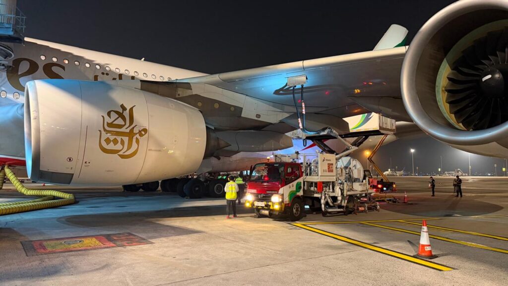 Raksasa Emirates A380 Mendarat Perdana di Soetta, Pertamina Patra Niaga Tunjukkan Kesiapan Layanan Avtur Pesawat Berbadan Besar