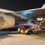 Raksasa Emirates A380 Mendarat Perdana di Soetta, Pertamina Patra Niaga Tunjukkan Kesiapan Layanan Avtur Pesawat Berbadan Besar
