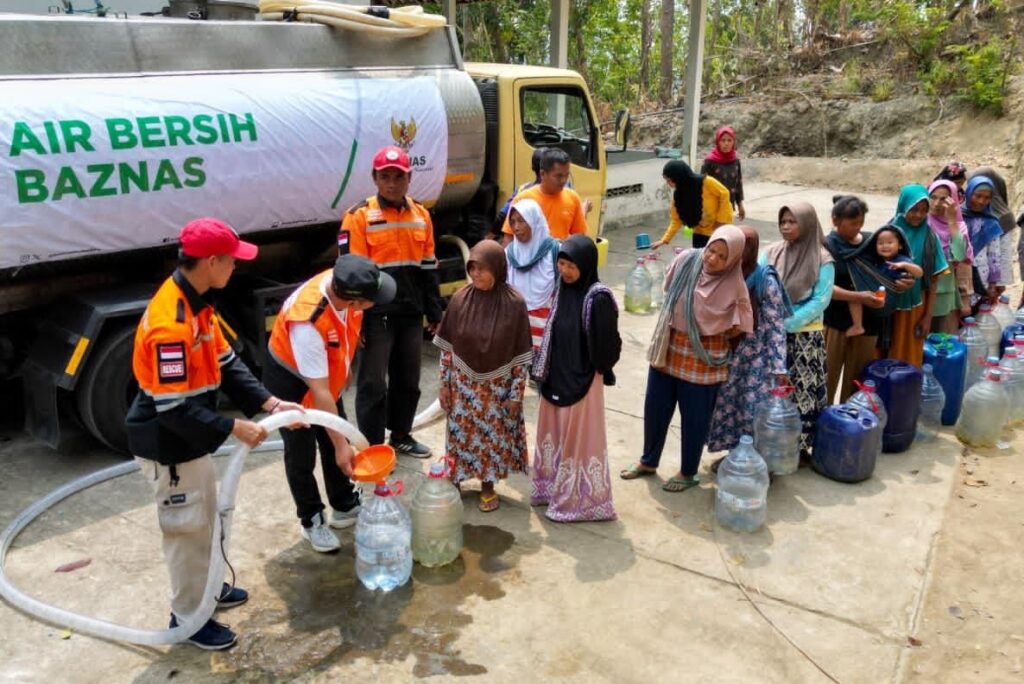 BAZNAS Distribusikan 48.000 Liter Air Bersih untuk Warga Terdampak Kekeringan di Kulon Progo