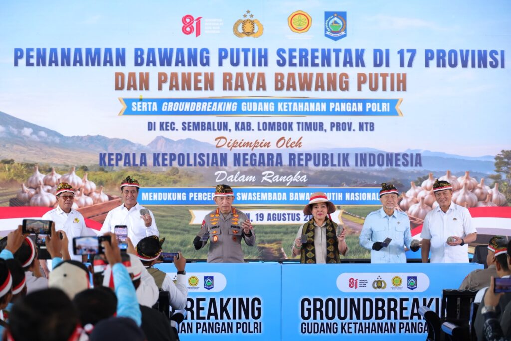 Kejar Swasembada Bawang Putih, Mentan Amran Perkuat Produksi Lombok Timur dengan Rp55,6 Miliar