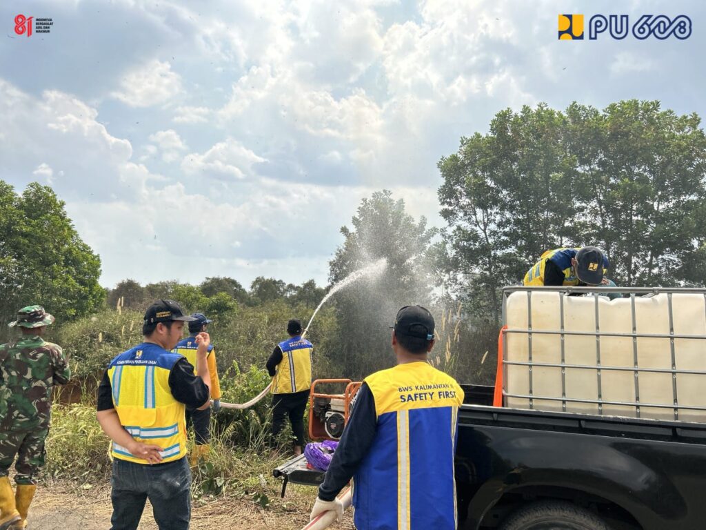 Penanganan Dampak El Nino 2026, Kementerian PU Bantu Pemadaman 141 Titik Api Karhutla