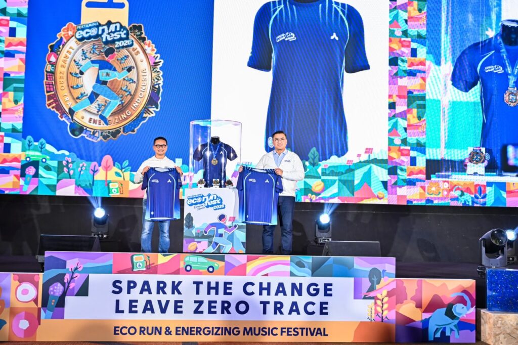 Dari Limbah Plastik dan Tekstil, Ini Eco Jersey Pertamina Eco RunFest 2026