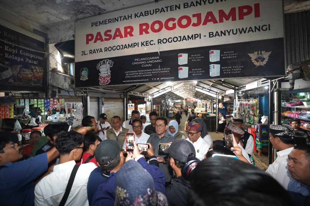 Mendag Busan Pantau Pasar Rogojampi, Tegaskan Upaya Pemerintah Jaga Keseimbangan Harga Pasar