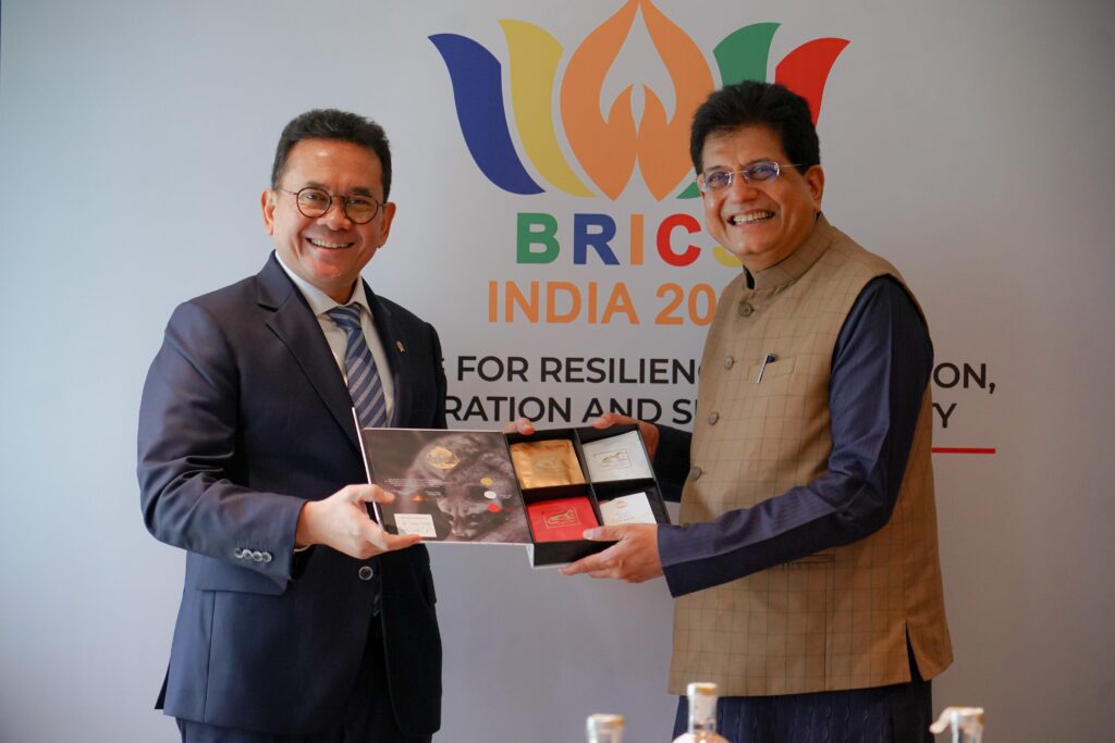 Mendag Busan Bertemu Mendag India,Bahas Pendalaman Kerja Sama Perdagangan Bilateral