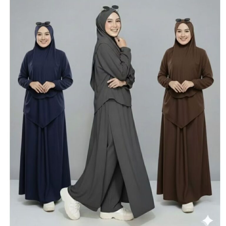 setelan olahraga syar'i (3 in 1)all size best seller