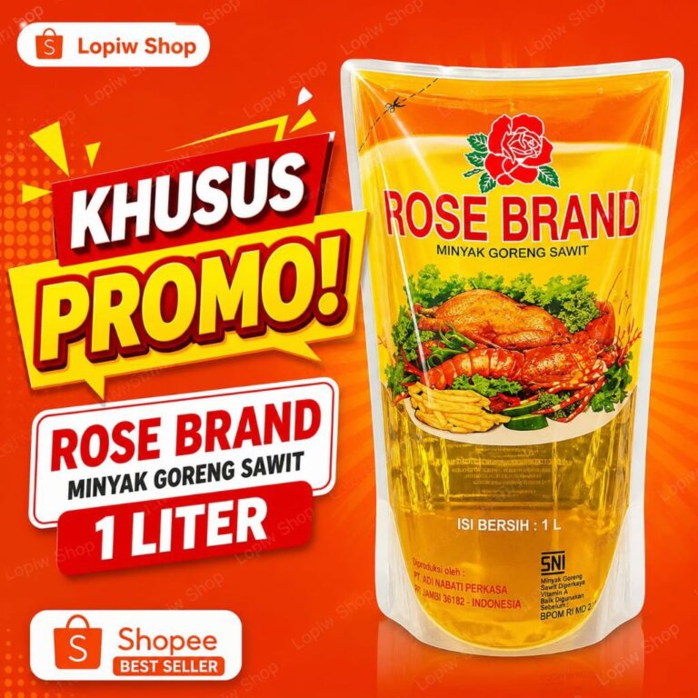 [KHUSUS PROMO] Minyak Goreng Rose Brand 1L