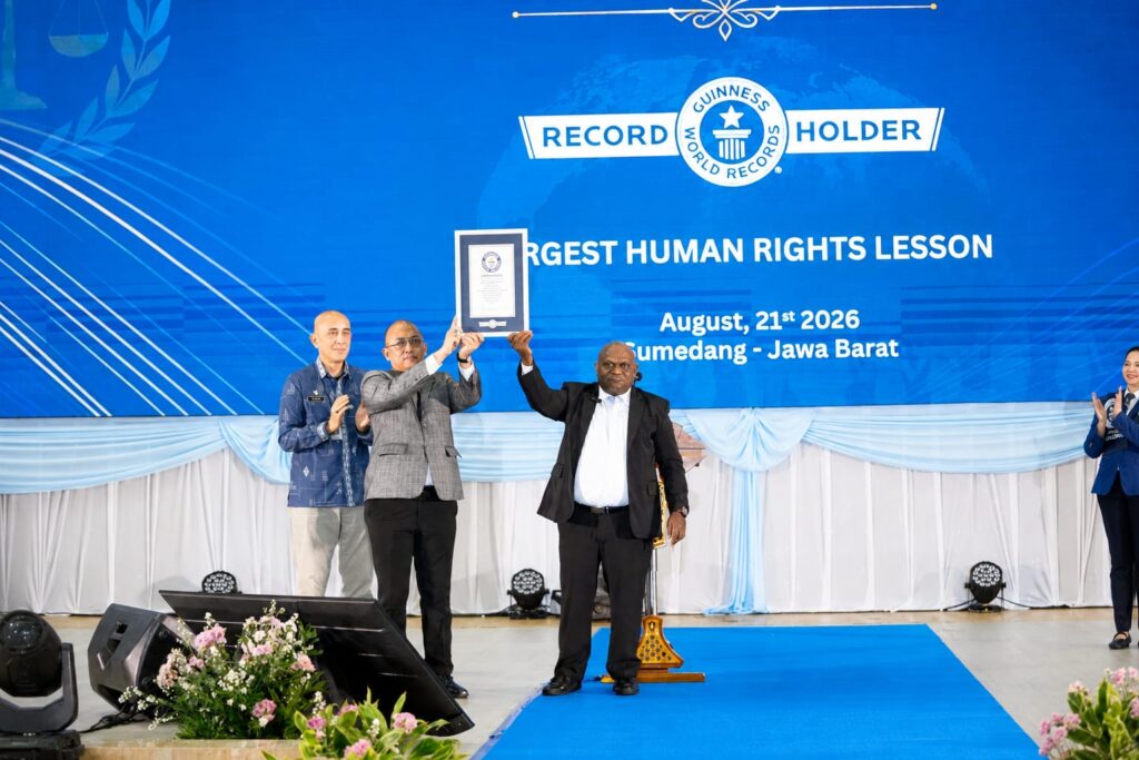 KEMENHAM PECAHKAN REKOR DUNIA GUINNESS WORLD RECORDS®️ “LARGEST HUMAN RIGHTS LESSON”