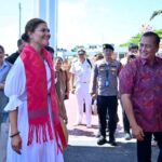 Putri Mahkota Victoria Tiba di Lombok, Disambut Tenun Sasak dan Minuman Rempah