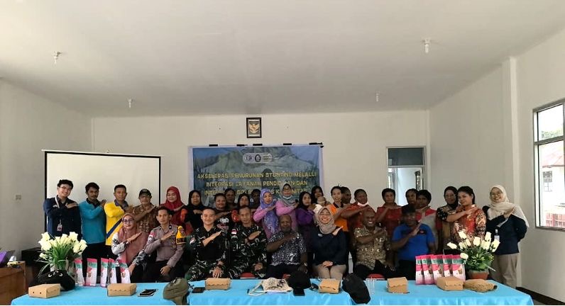Warga Transmigrasi Senggi Bergerak Bersama Lawan Stunting
