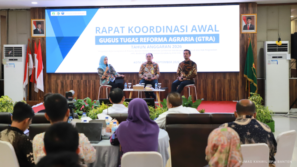 GTRA Banten 2026, Dorong Optimalisasi HPL Bank Tanah
