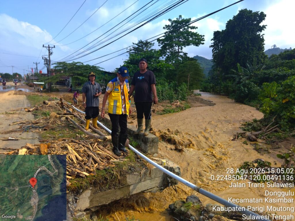 Penuhi Layanan Dasar Pascabanjir Parigi Moutong, Kementerian PU Tangani Akses Trans Sulawesi hingga Normalisasi Sungai