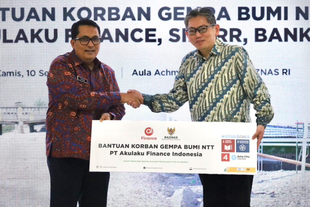 Perkuat Kolaborasi Kemanusiaan, Akulaku Group Salurkan Rp75 Juta untuk Penyintas Gempa NTT melalui BAZNAS RI