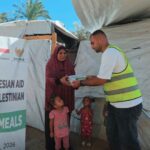 BAZNAS Bersama LAZ Muhajir Distribusikan Makanan Siap Saji untuk Warga Gaza