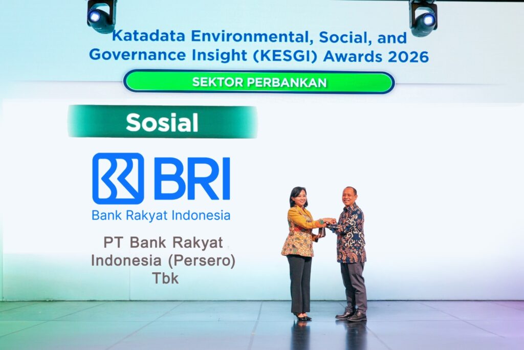 Dari Inklusi ke Pemberdayaan, Kinerja Sosial BRI Raih Pengakuan di Katadata ESG Insight Award 2026