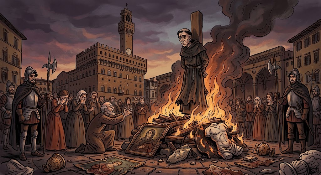 Mati Durjana a la Savonarola 