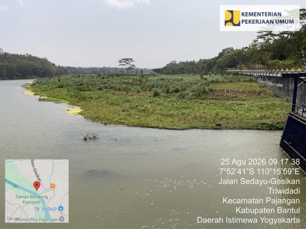 Kementerian PU Jaga Pasokan Air Irigasi 2.563 Hektare Sawah di Bantul dan Kulon Progo
