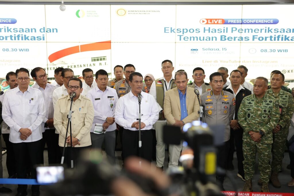Mentan Amran: Pelaku Beras Fortifikasi Palsu Akan Menyusul 102 Tersangka Mafia Pangan