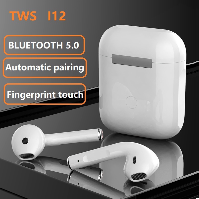 NEW HEADSET BLUETOOTH TWS INPODS I12 MACARON EARPHONE BLUETOOTH 5.0 WARNA MACARON