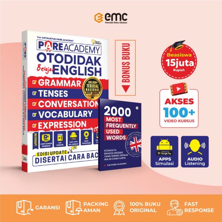 EMC Buku Pare Academy Otodidak Belajar English