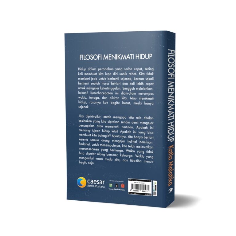 Buku Motivasi Stoik Filosofi Menikmati Hidup - Berhenti Mengejar Mulai Menikmati - Katla Malatika