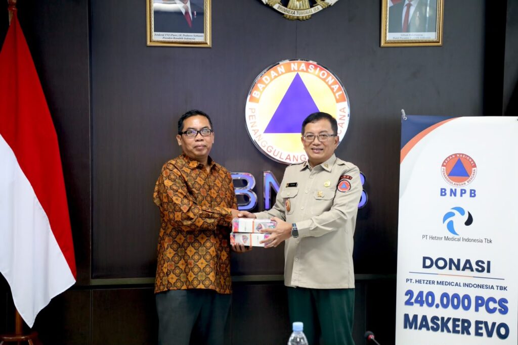 BNPB Terima Bantuan 240 Ribu Masker untuk Antisipasi Dampak Bencana