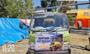 Kementerian PU Salurkan 136 Ribu Liter Air untuk Warga dan Penanganan Karhutla di Sorong