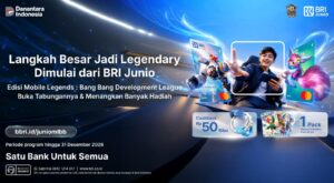 BRI Junio Gandeng Mobile Legends: Bang Bang, Hadirkan Kartu Debit Edisi Khusus dan Beragam Benefit bagi Nasabah
